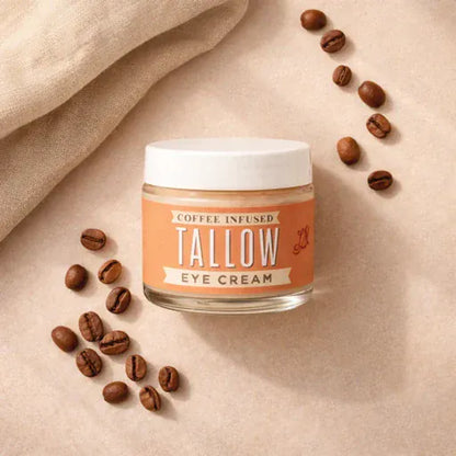 Lady May Tallow Body Cream/Lotion Natural Tallow Eye Cream | Caffeine Under Eye Cream