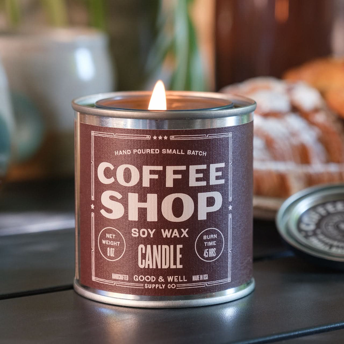 Good &amp; Well Supply Co Candles Coffee Shop Happy Place Candle