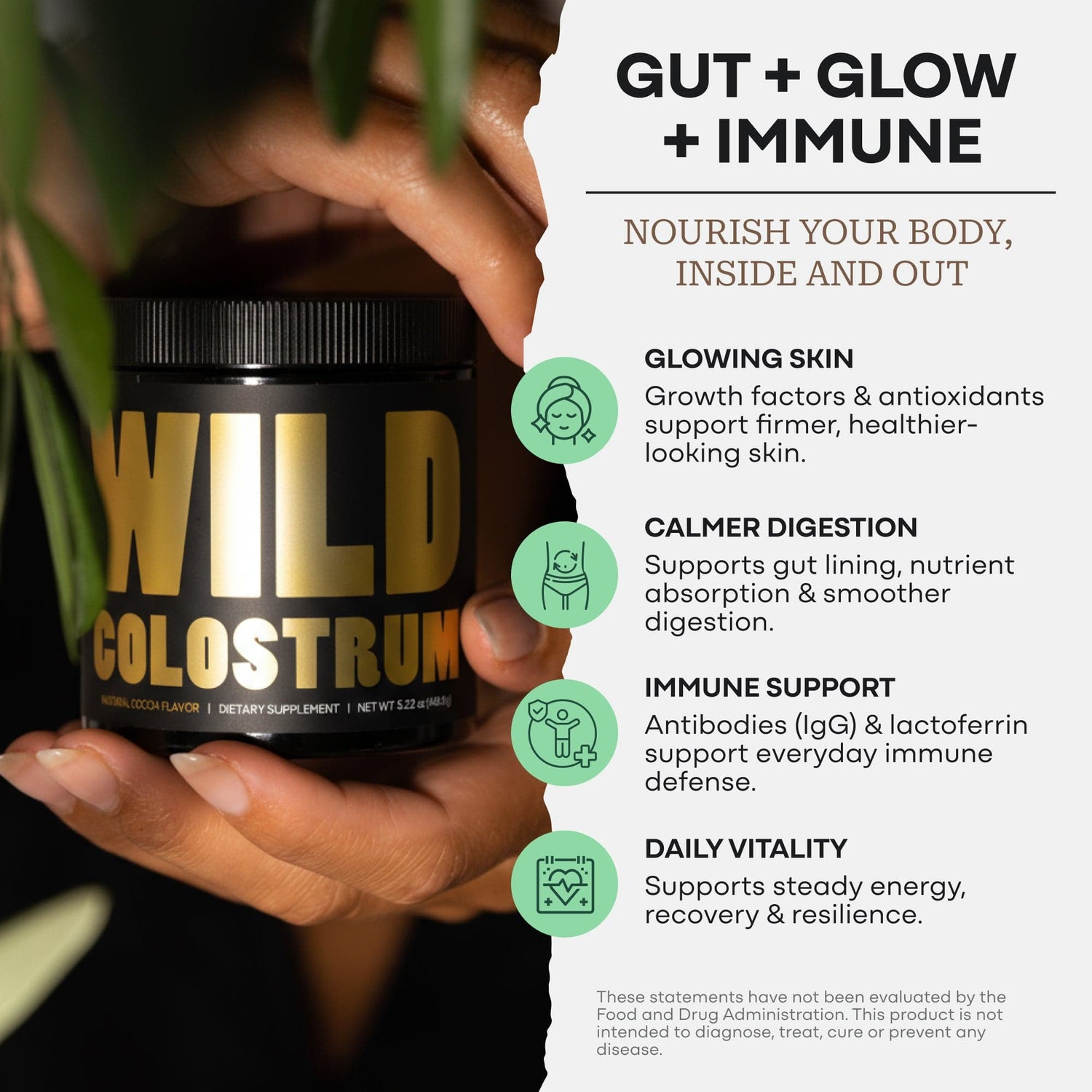 Wild Foods Protein Colostrum – Gut Health &amp; Immunity Boost