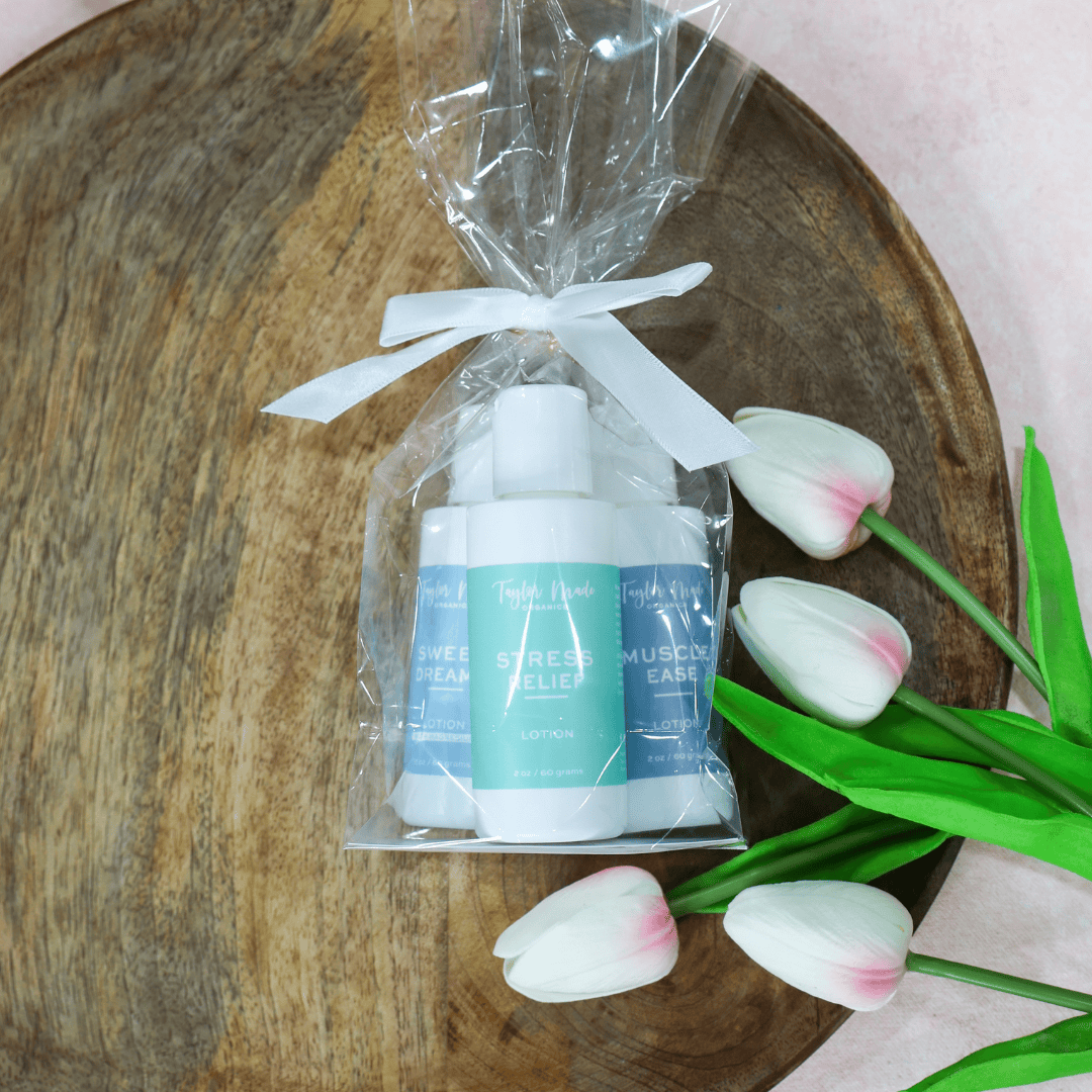 Taylor Made Organics gift set Comfort Mini Lotion Gift Set