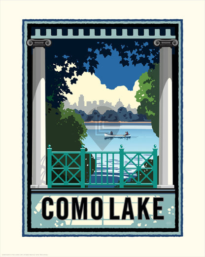 Landmark MN | Como Lake St Paul Art Print - My American Goods