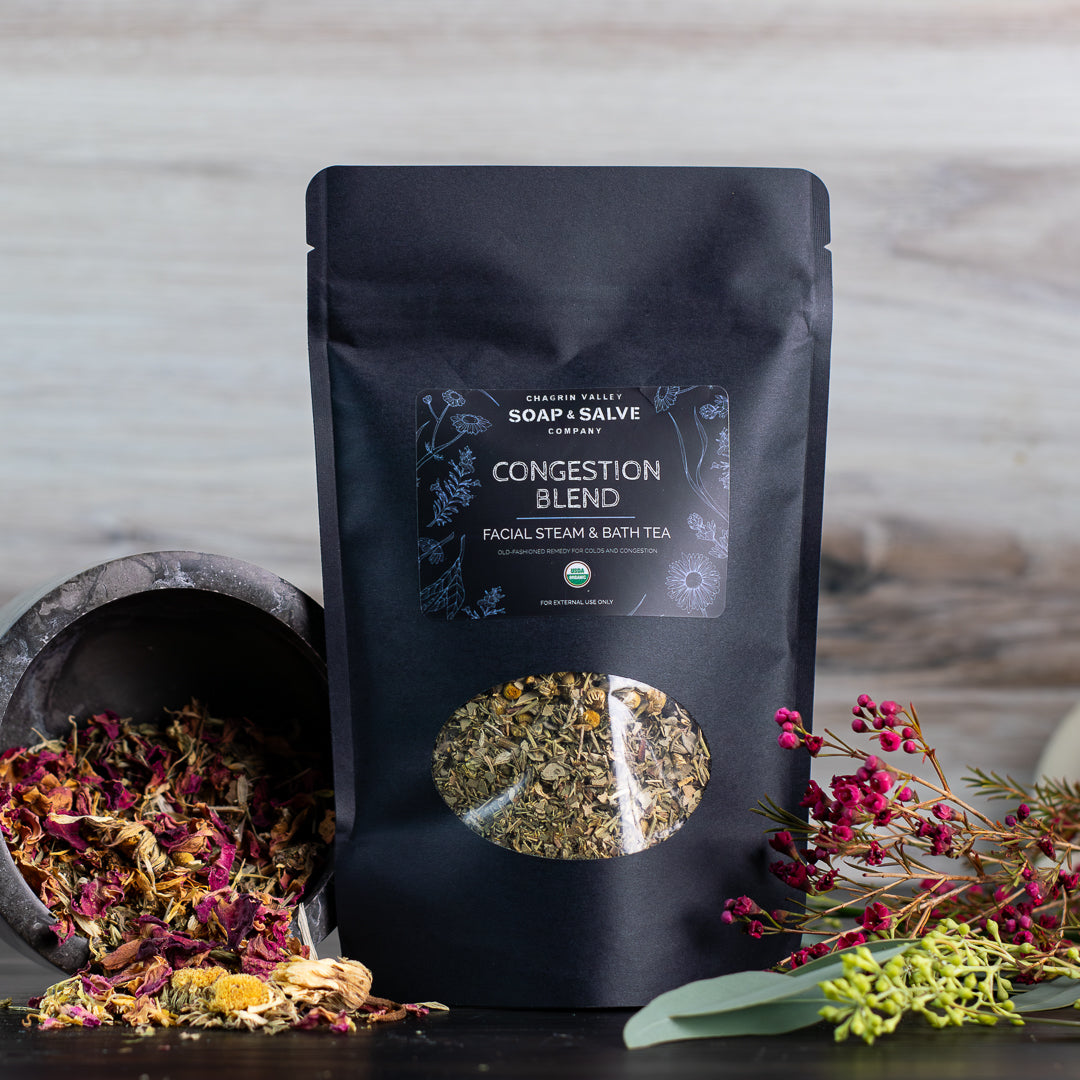 Tea: Congestion Relief Blend Bath &amp; Facial Steam