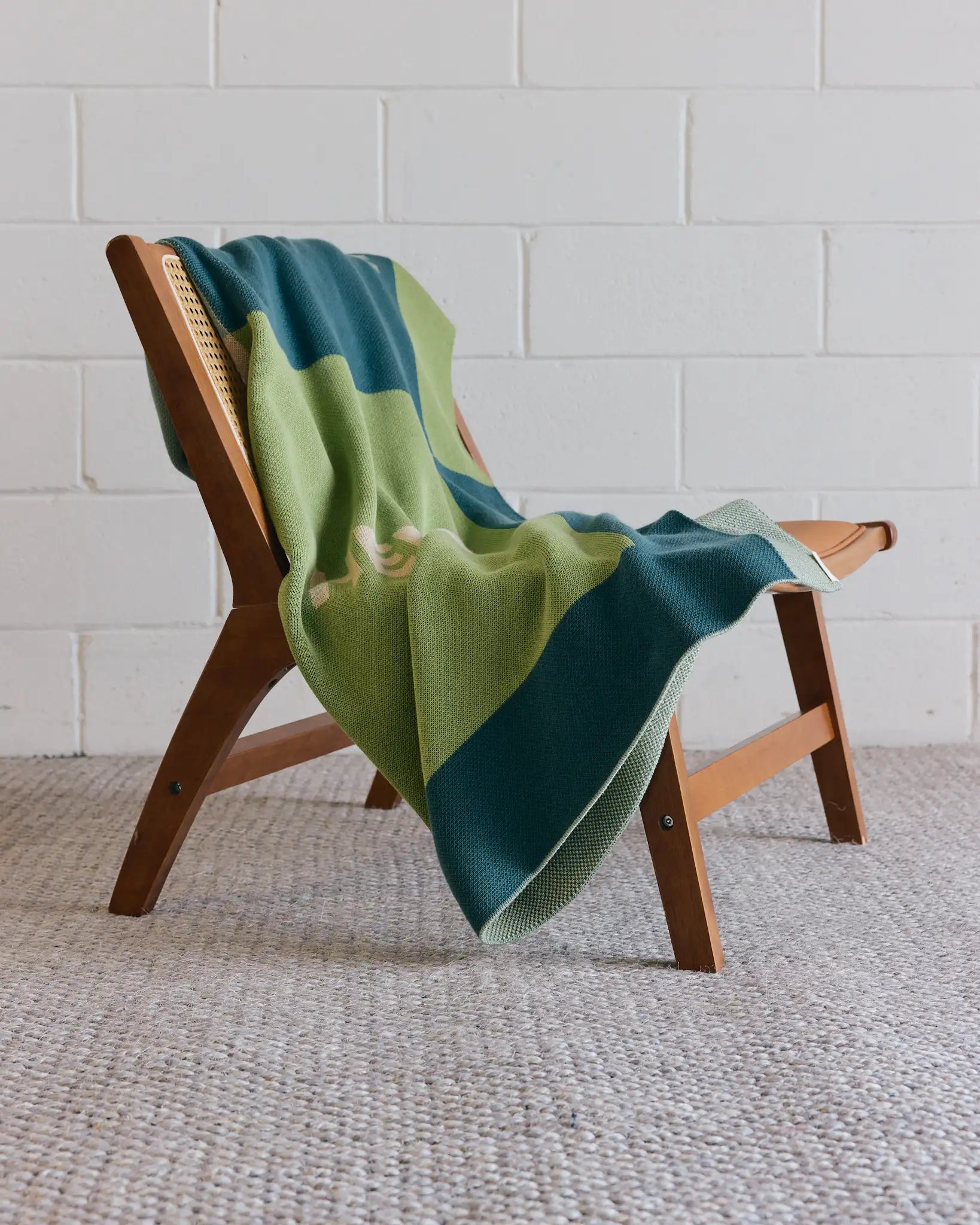 Biquette Throw Blanket Cool People Live Here - Throw Blanket