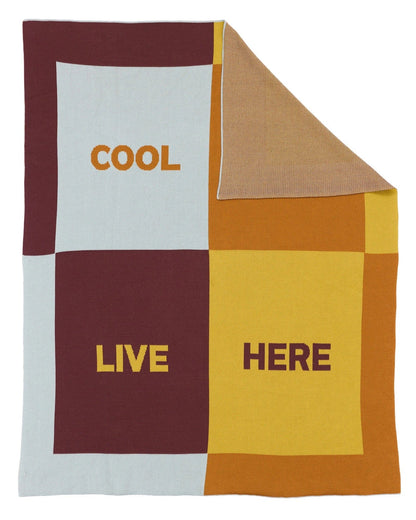 Cool People Live Here - Throw Blanket