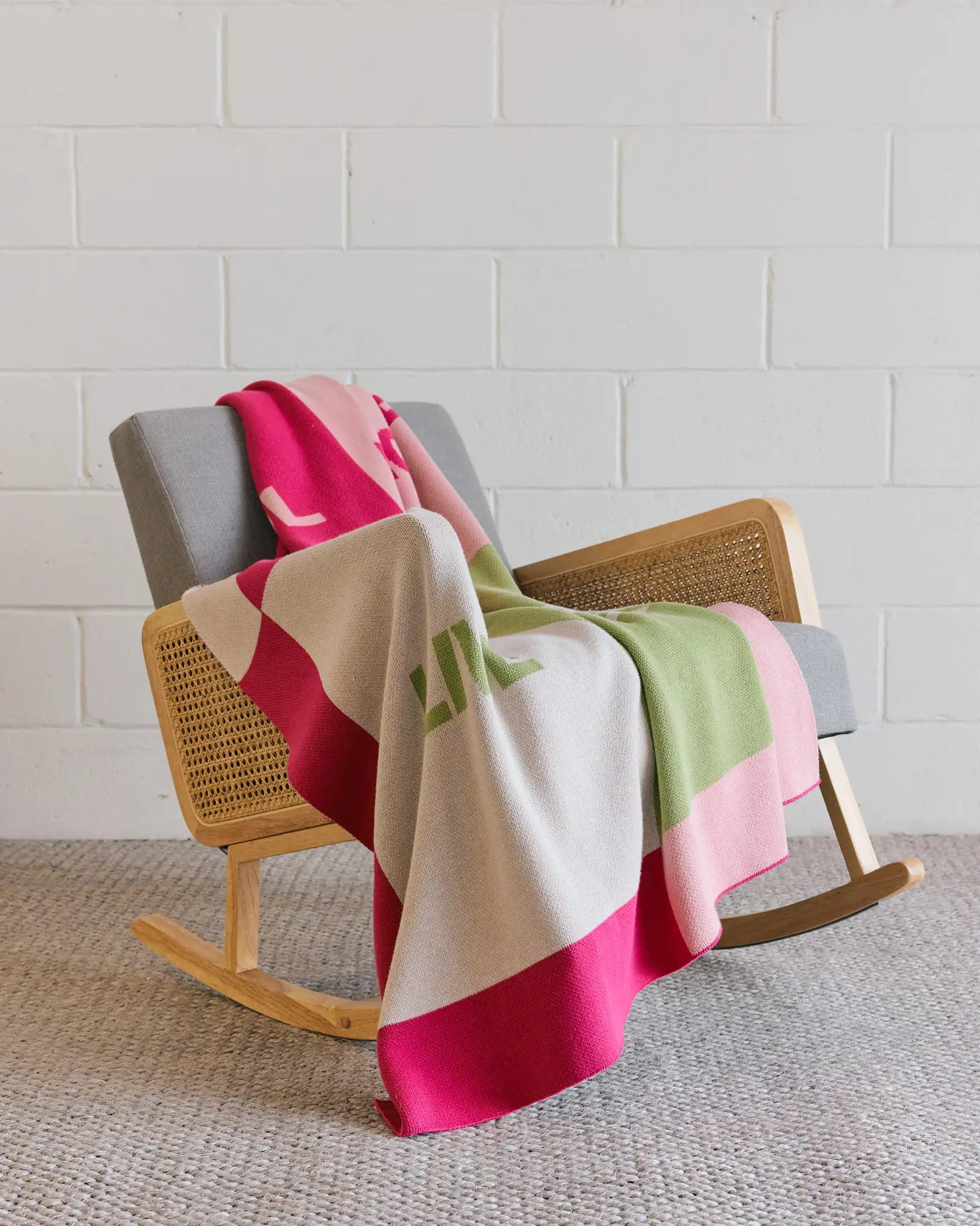 Biquette Throw Blanket Cool People Live Here - Throw Blanket