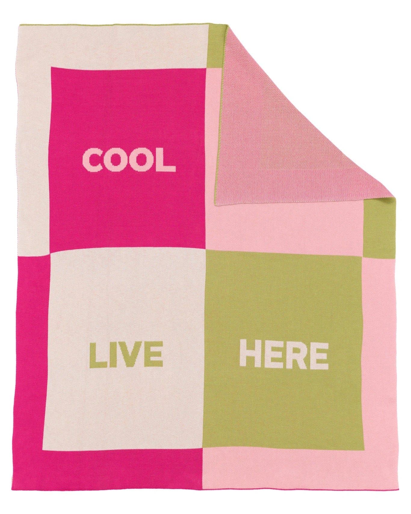 Cool People Live Here - Throw Blanket