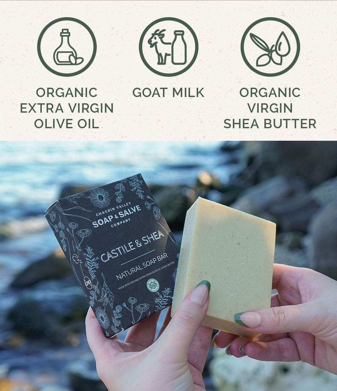 Natural Soap: Castile &amp; Shea