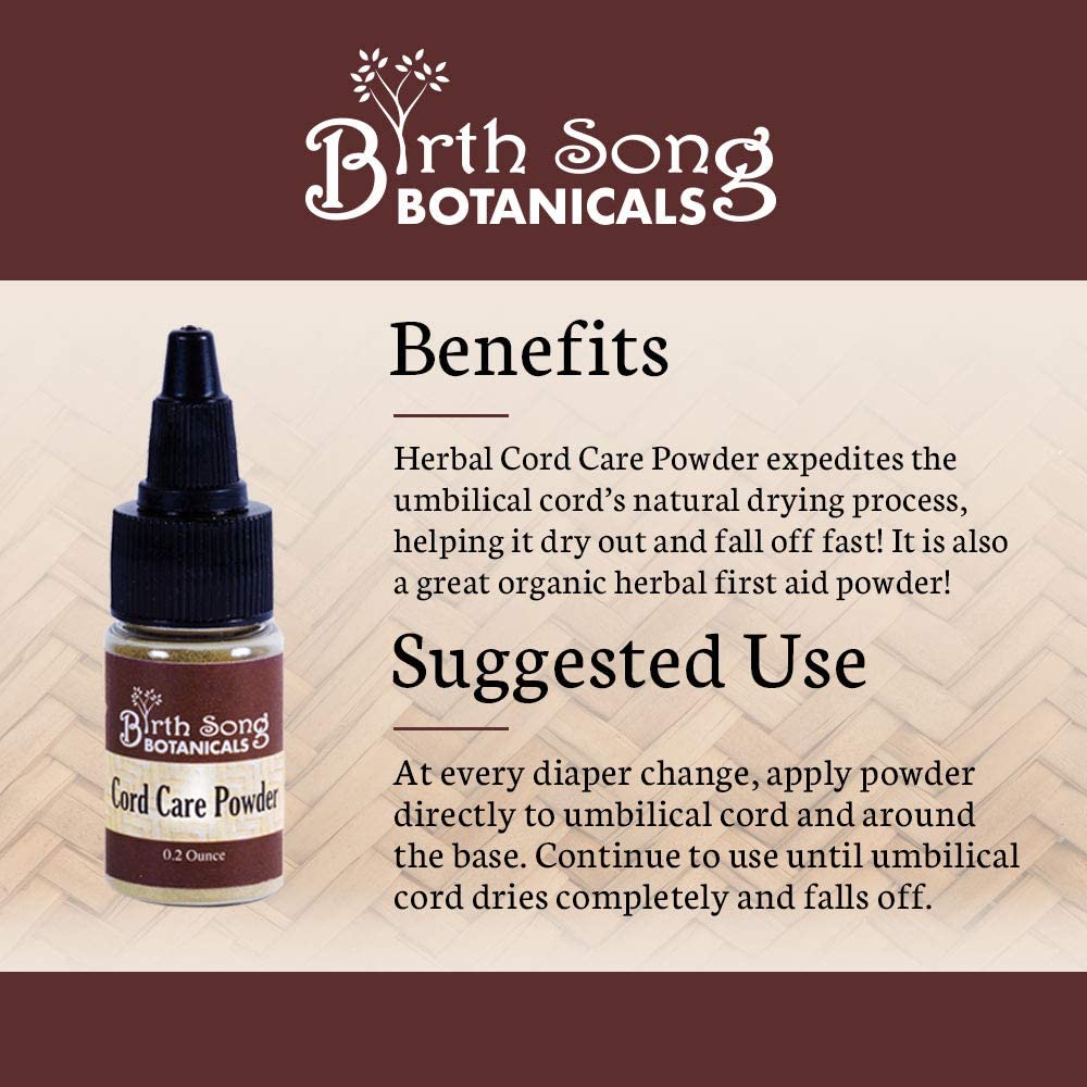 Umbilical Cord Care Powder Made with Organic Herbs To Support The Umbilical Cord Drying Process* - My American Goods