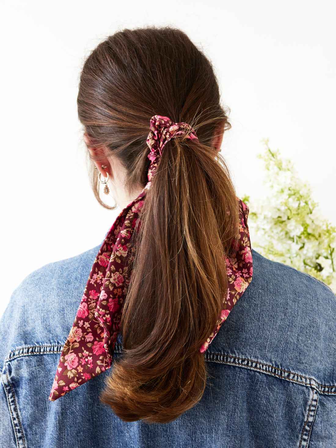 Cottage Rose Scarf Scrunchie - My American Goods