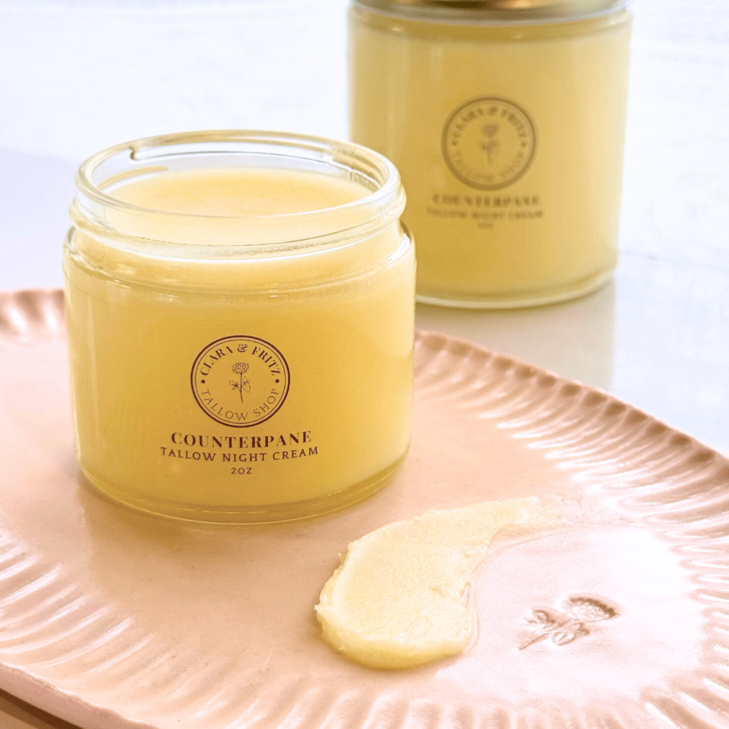 Clara &amp; Fritz Tallow Shop Lotion &amp; Moisturizer Clara &amp; Fritz Counterpane Tallow Night Cream