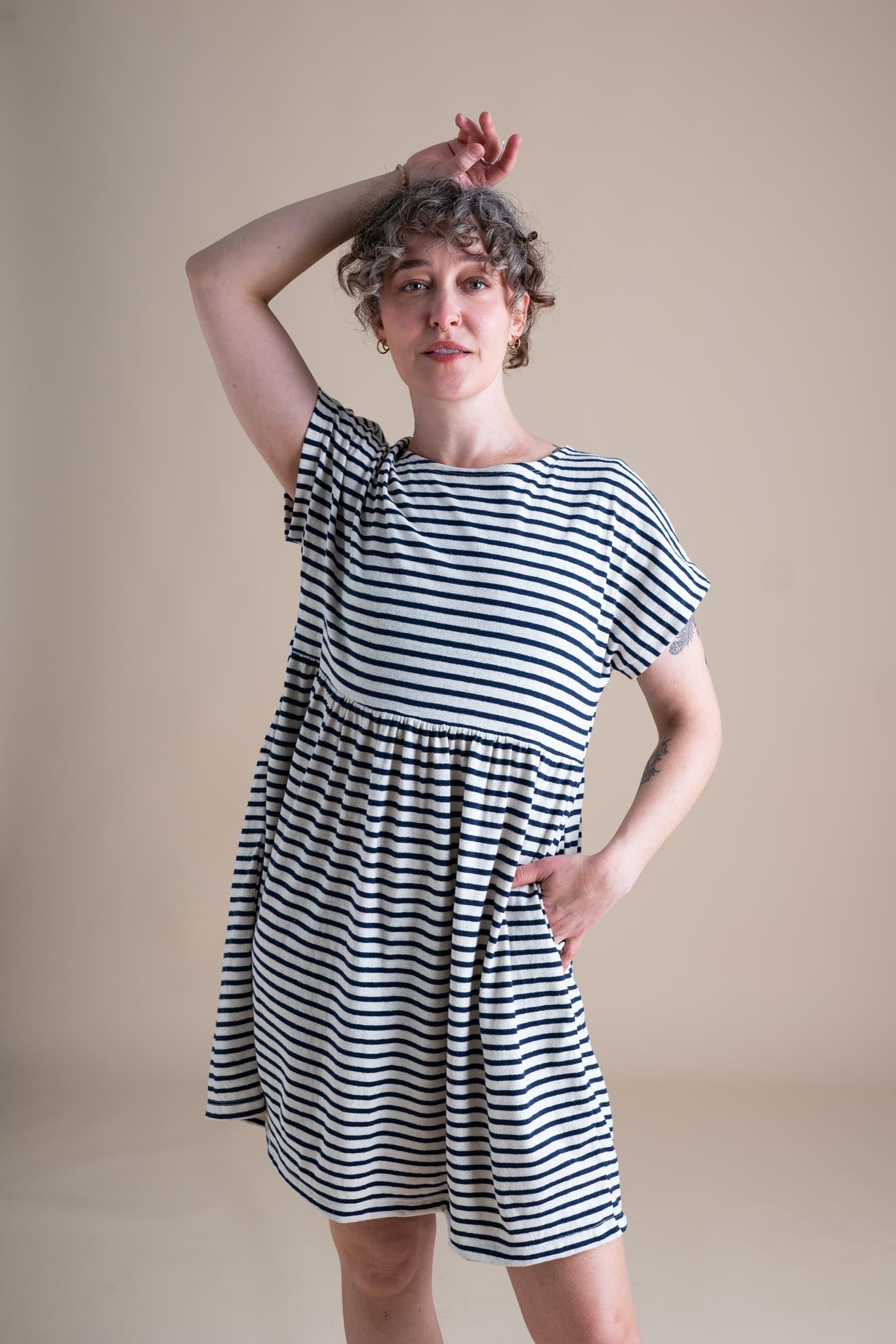 Porch Dress in Coastal