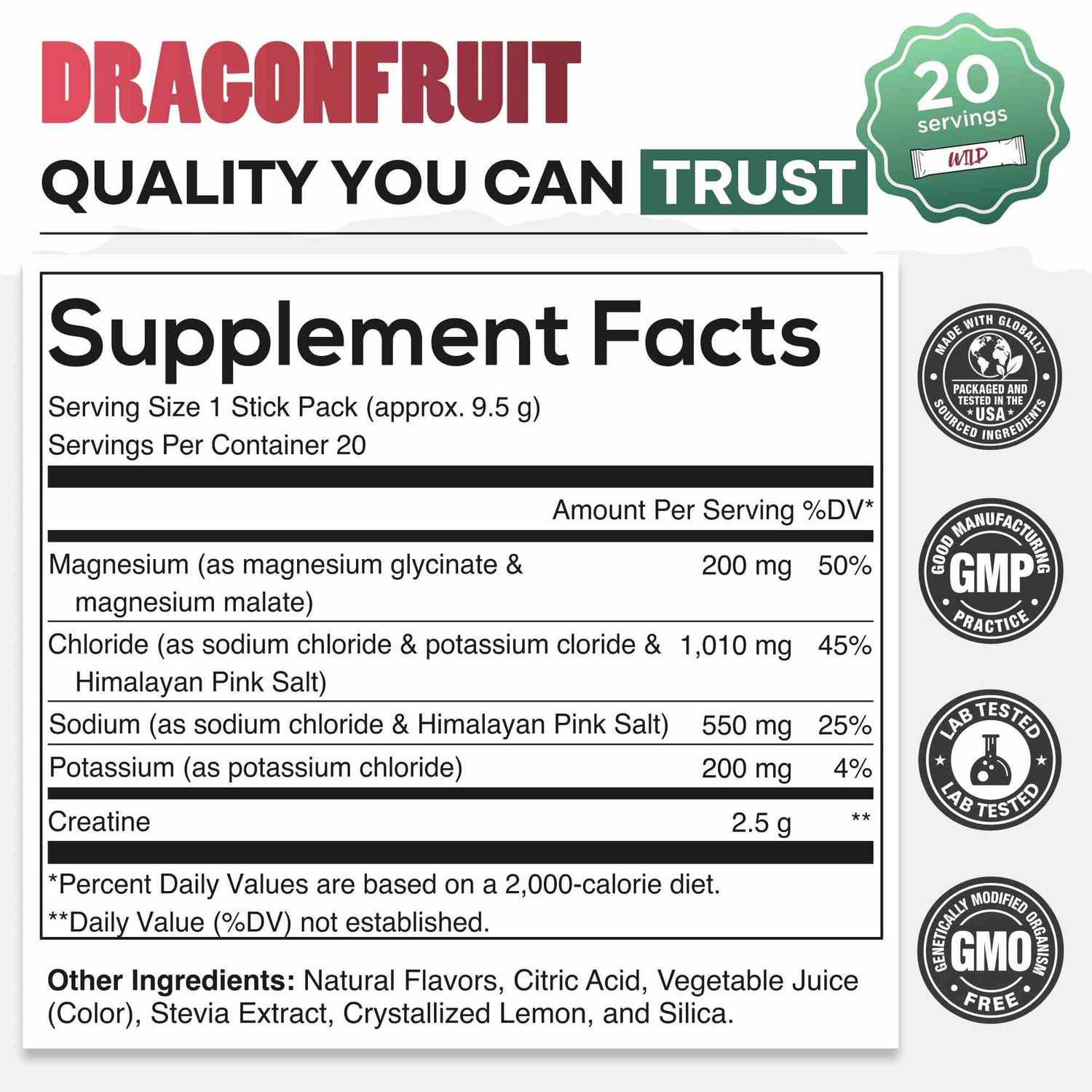 NEW! Creatine + Electrolytes, Delicious Dragonfruit For Performance &amp; Hydration