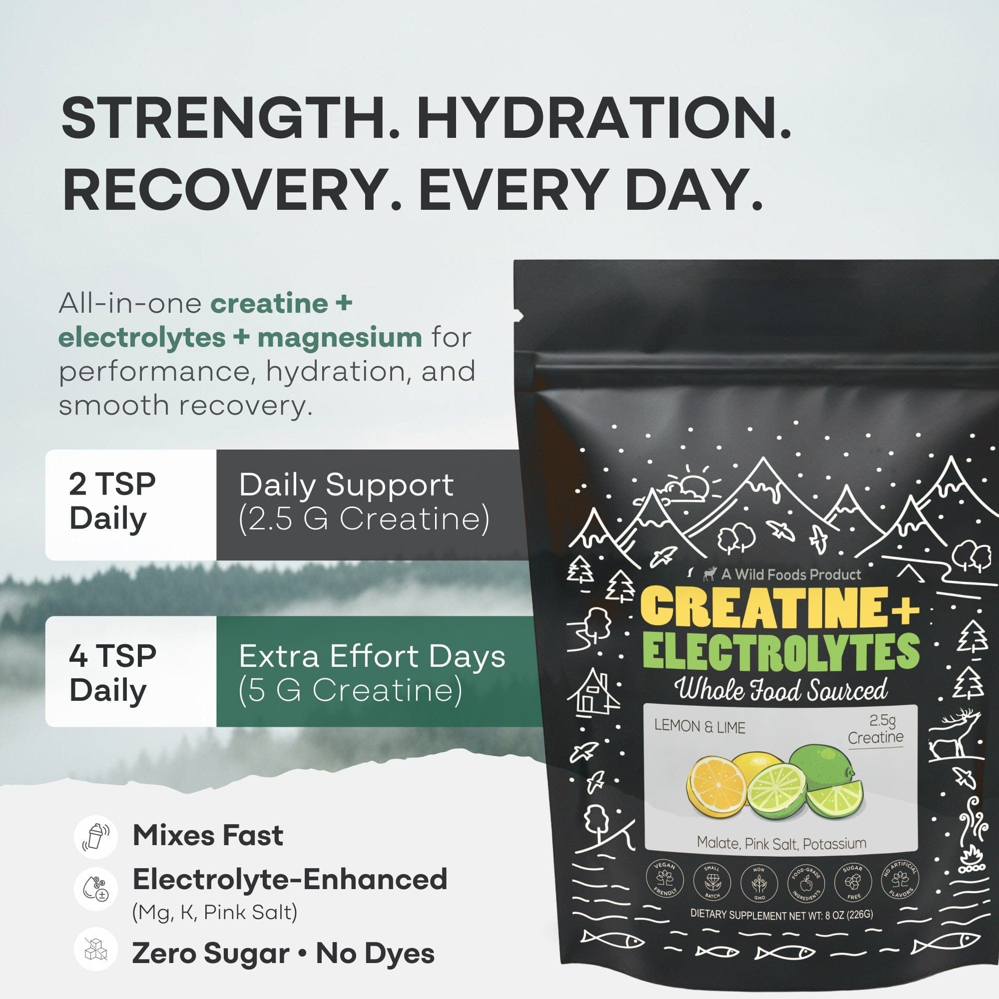 NEW! Creatine + Electrolytes, Delicious Dragonfruit For Performance &amp; Hydration