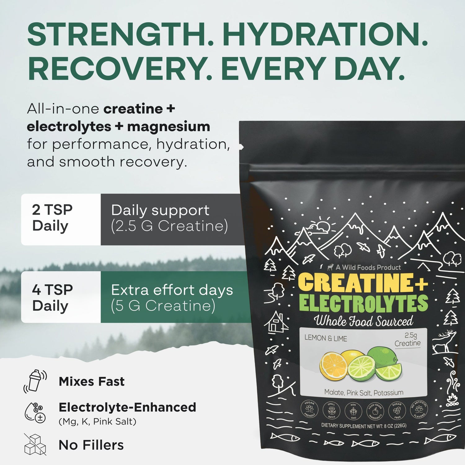 NEW! Creatine + Electrolytes, Delicious Dragonfruit For Performance &amp; Hydration