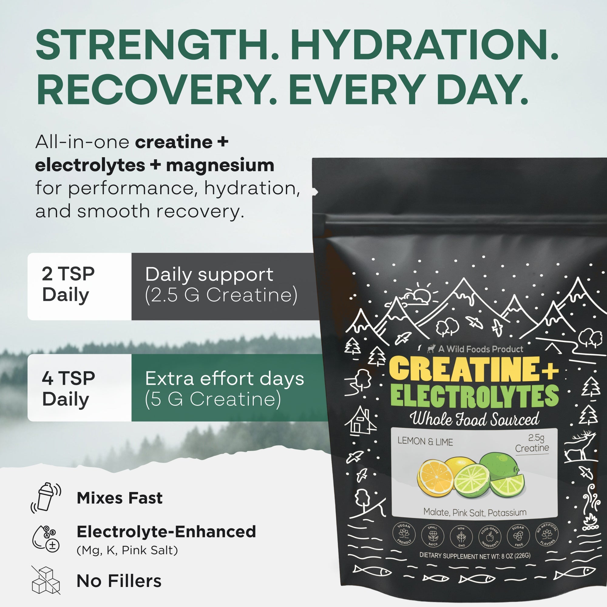 NEW! Creatine + Electrolytes, Delicious Dragonfruit For Performance &amp; Hydration