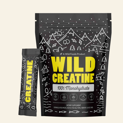 NEW! Wild Creatine Monohydrate, 20 Servings – 100% Pure