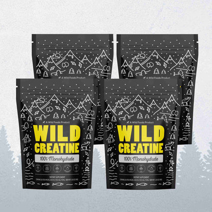 NEW! Wild Creatine Monohydrate, 20 Servings – 100% Pure