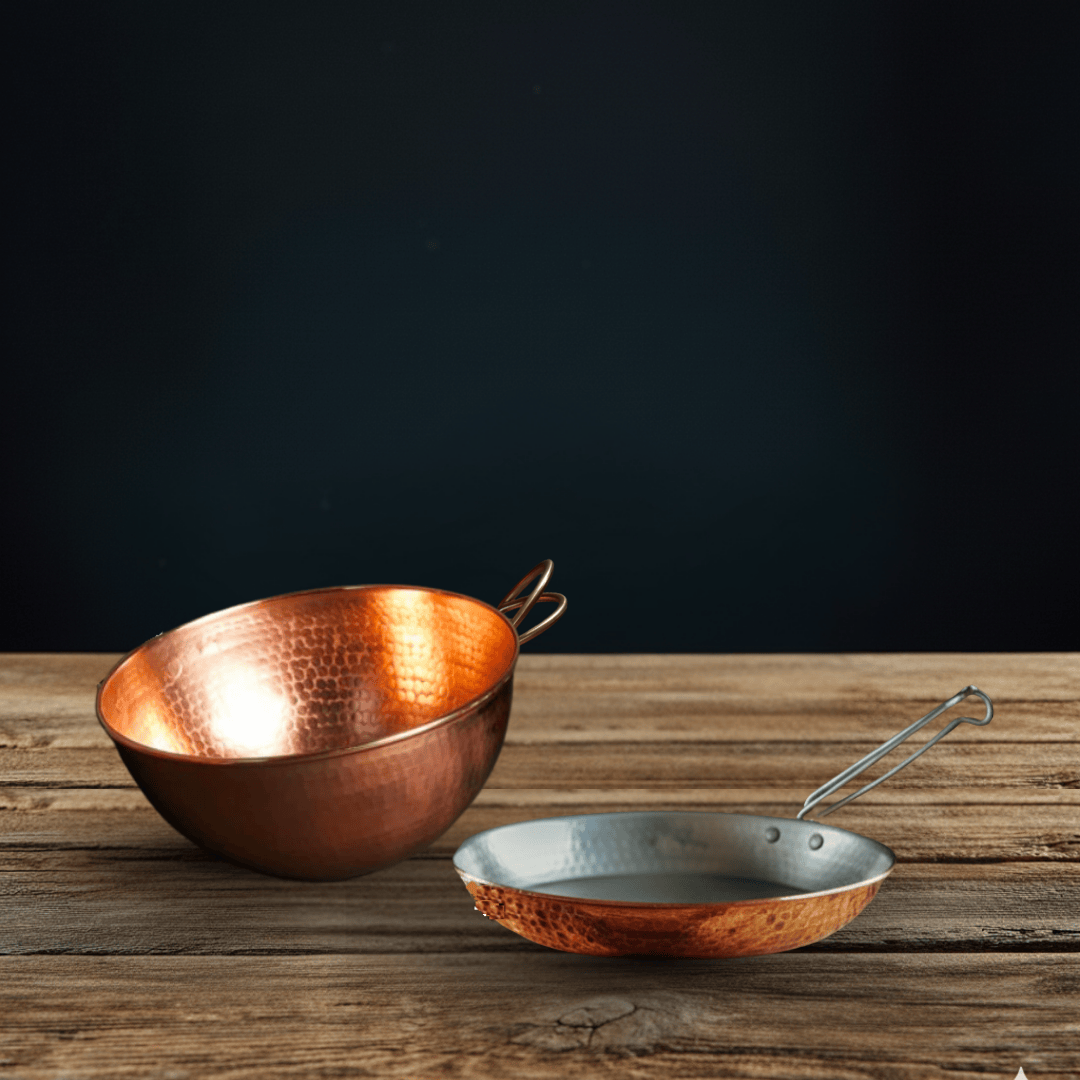 Sertodo Cookware Omelette and Crepe Copper Kitchen Essentials Set