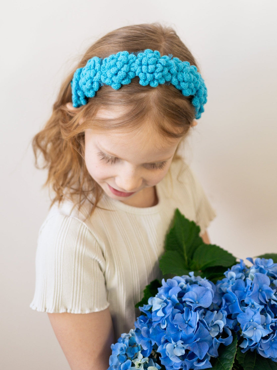 Crochet Puff Child Headband - My American Goods