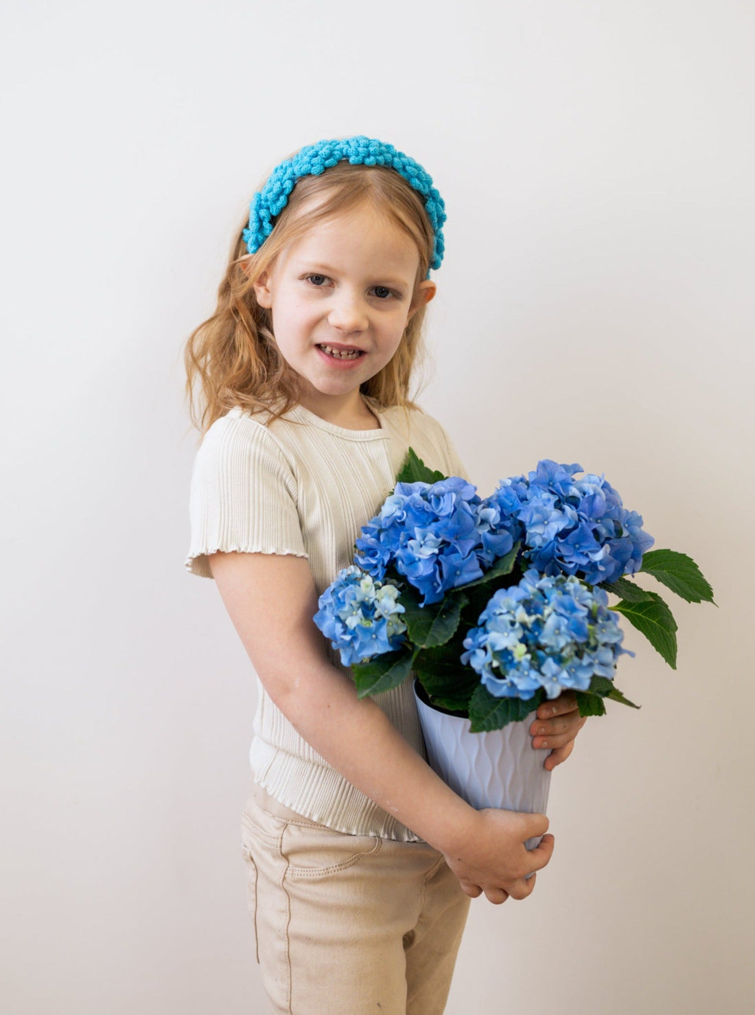 Crochet Puff Child Headband - My American Goods