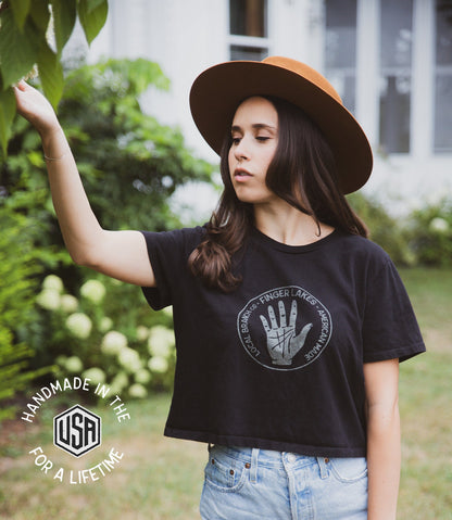 The Local Branch Tee Finger Lakes Cropped Tee - USA Made