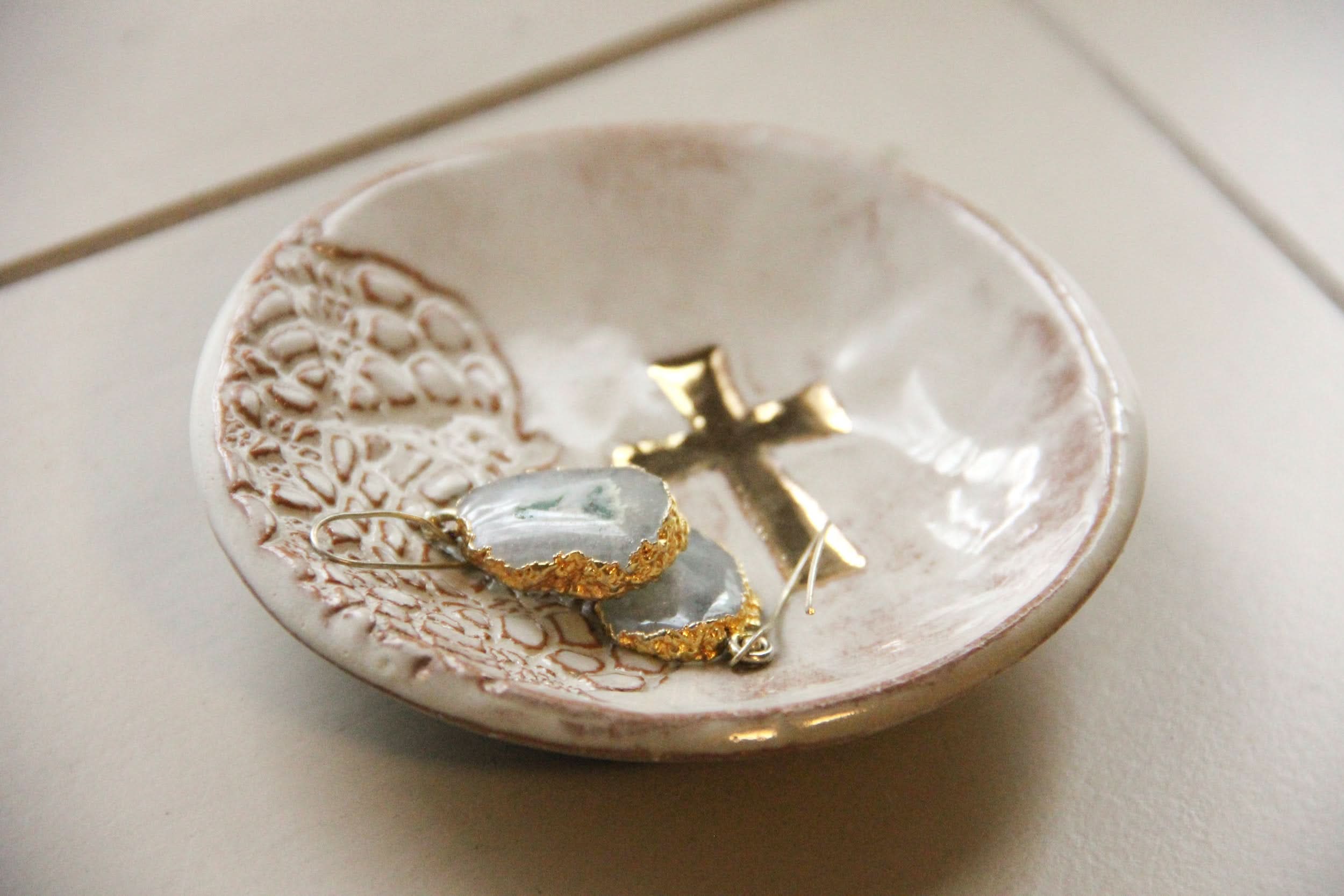 prodigalpottery Cross Ring Dish