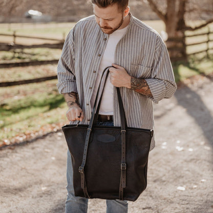 The Local Branch Leather Leather Crossroads Backpack Tote