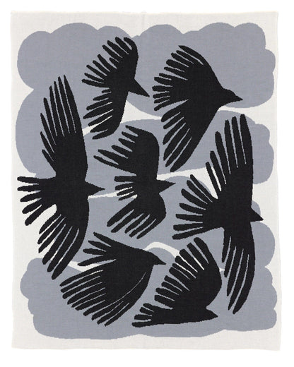 Crows - Throw Blanket