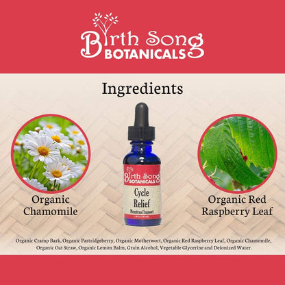 Menstrual Cycle Herbal Tincture with Cramp Bark, Natural Menstruation, and PMS Support For Women and Teens* - My American Goods