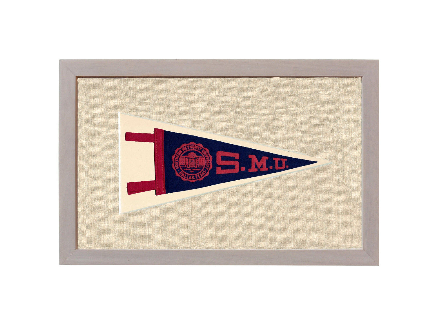 Americana Memories Vintage Pennants and Memorabilia Vintage Southern Methodist University Pennant