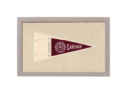 Americana Memories Vintage Pennants and Memorabilia Vintage Earlham College Pennant