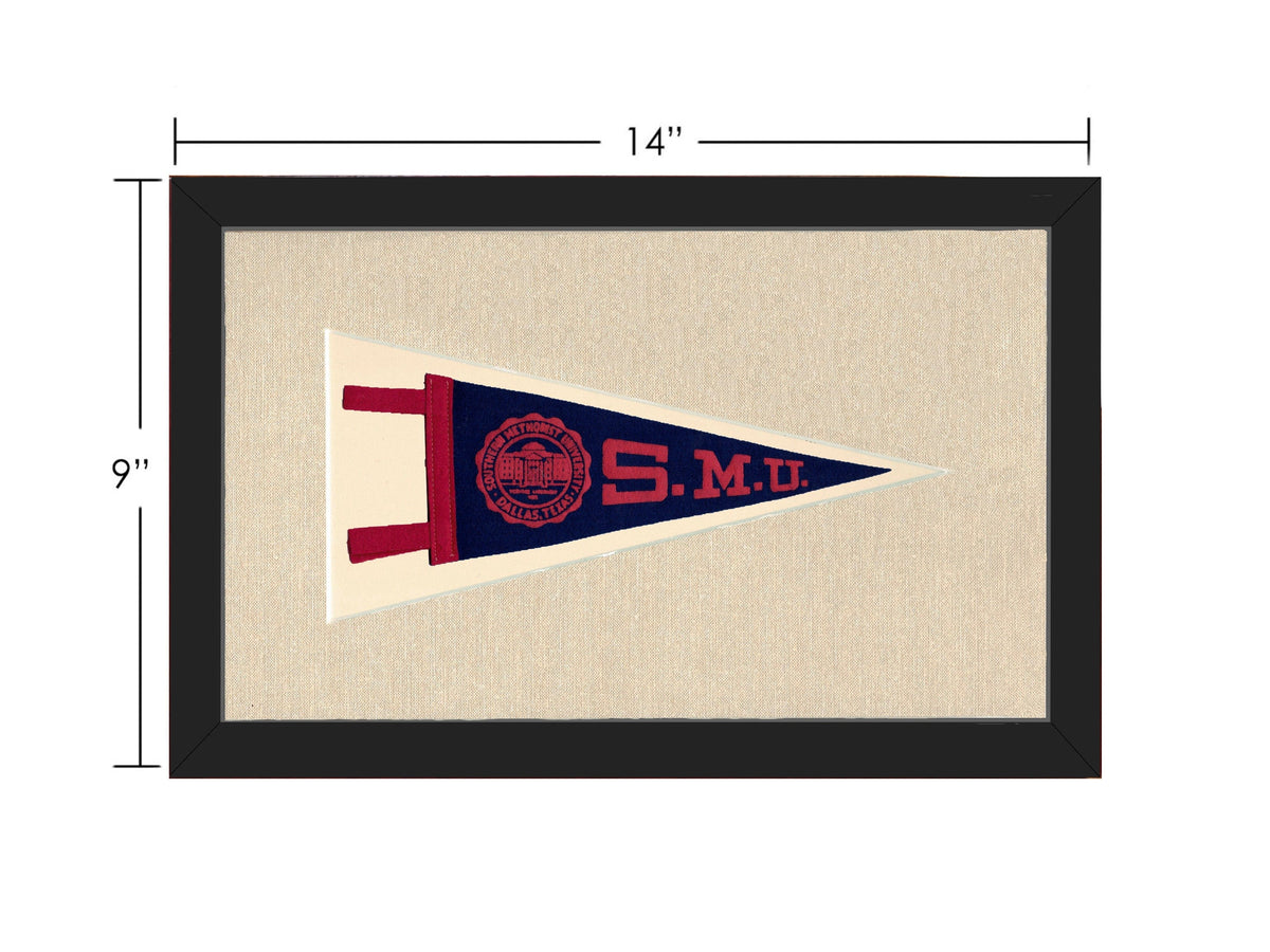 Americana Memories Vintage Pennants and Memorabilia Vintage Southern Methodist University Pennant
