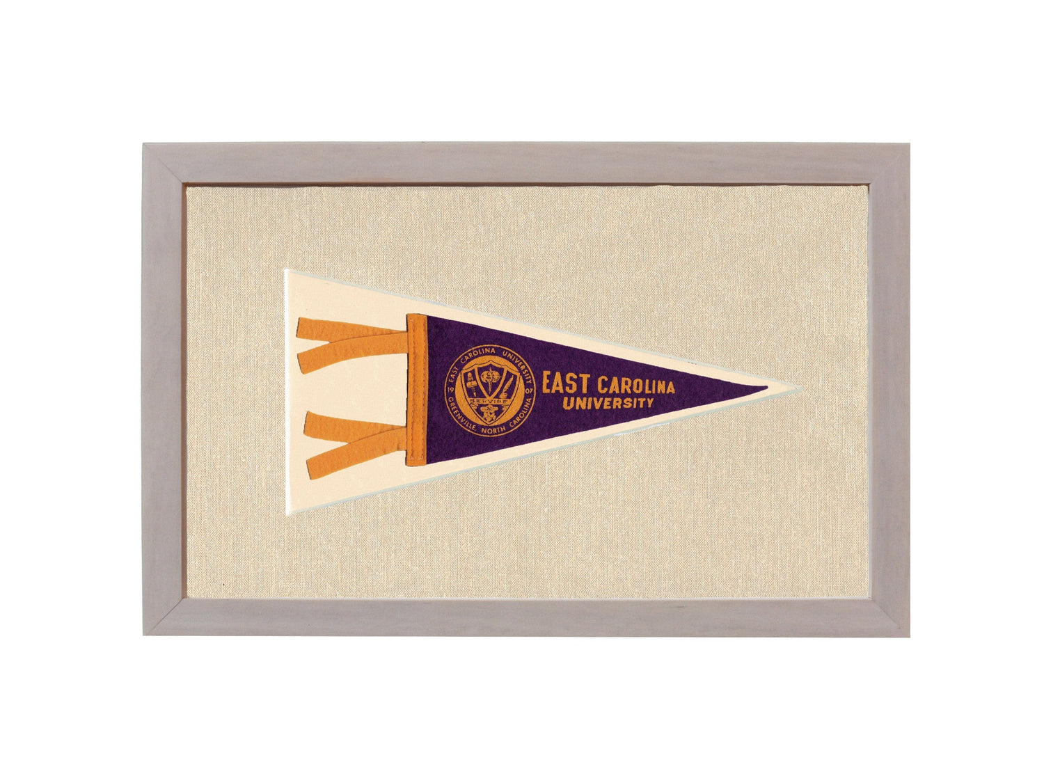 Americana Memories Vintage Pennants and Memorabilia Vintage East Carolina University Pennant