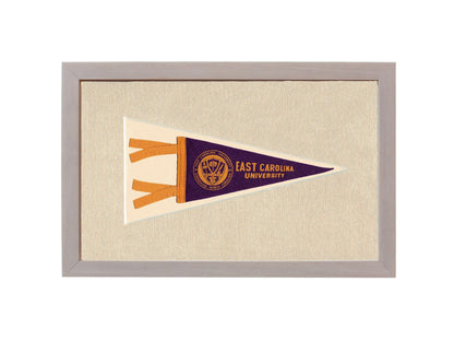 Americana Memories Vintage Pennants and Memorabilia Vintage East Carolina University Pennant