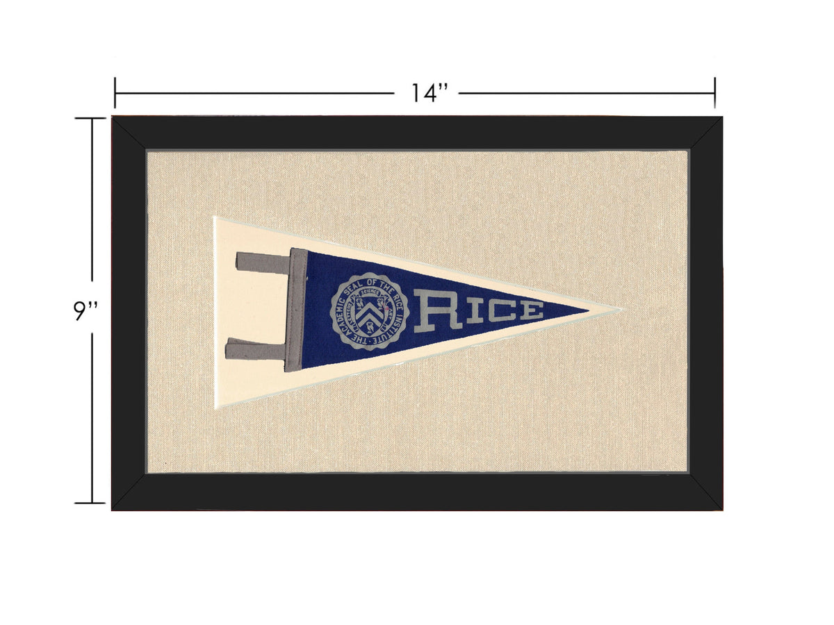Americana Memories Vintage Pennants and Memorabilia Vintage Rice Pennant