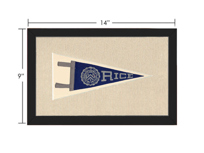 Americana Memories Vintage Pennants and Memorabilia Vintage Rice Pennant