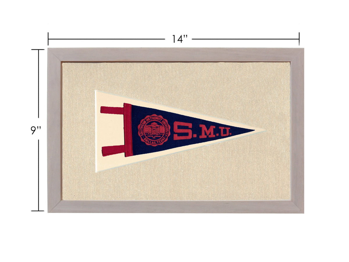 Americana Memories Vintage Pennants and Memorabilia Vintage Southern Methodist University Pennant