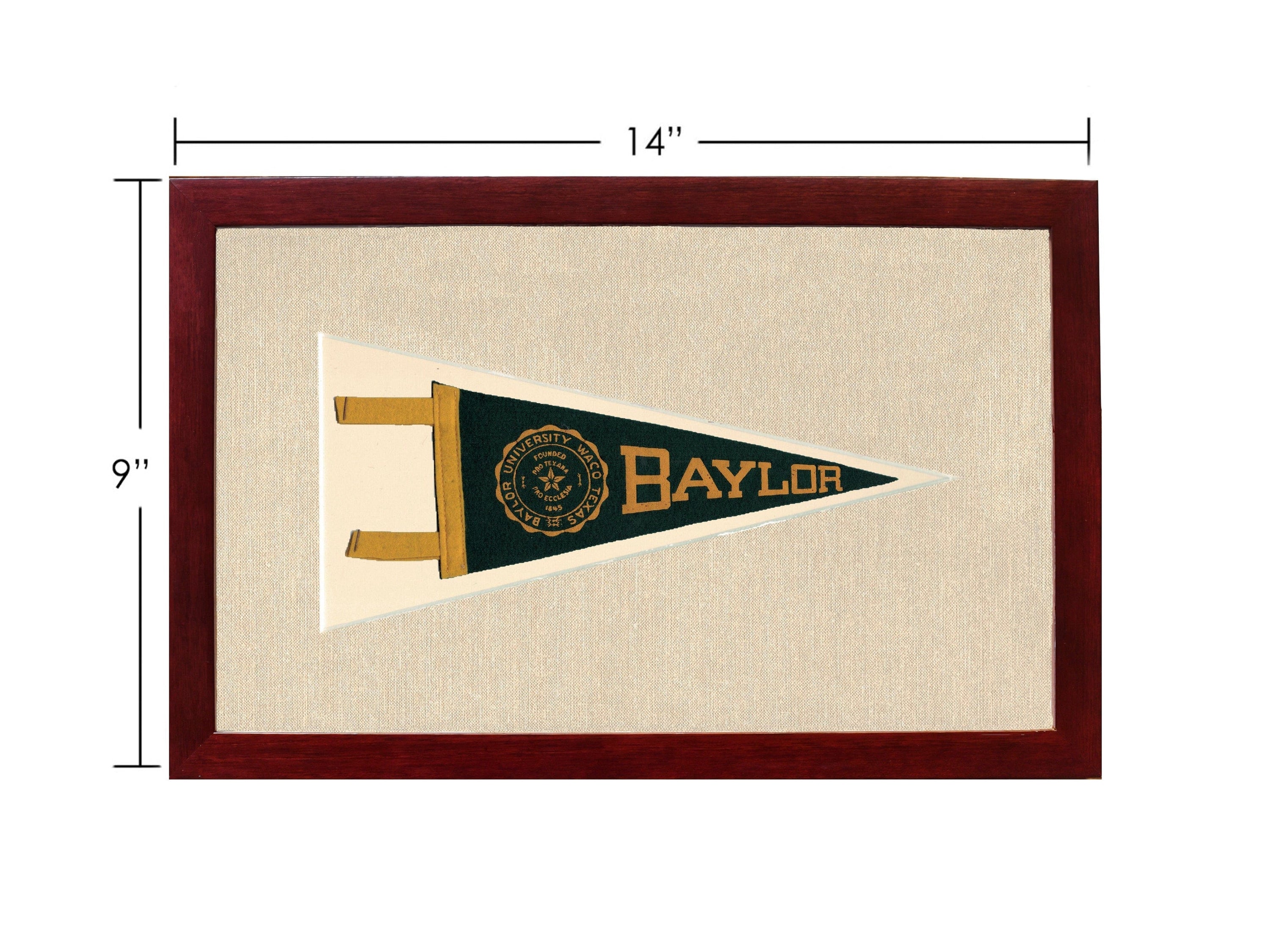 Americana Memories Vintage Pennants and Memorabilia Vintage Baylor University Pennant