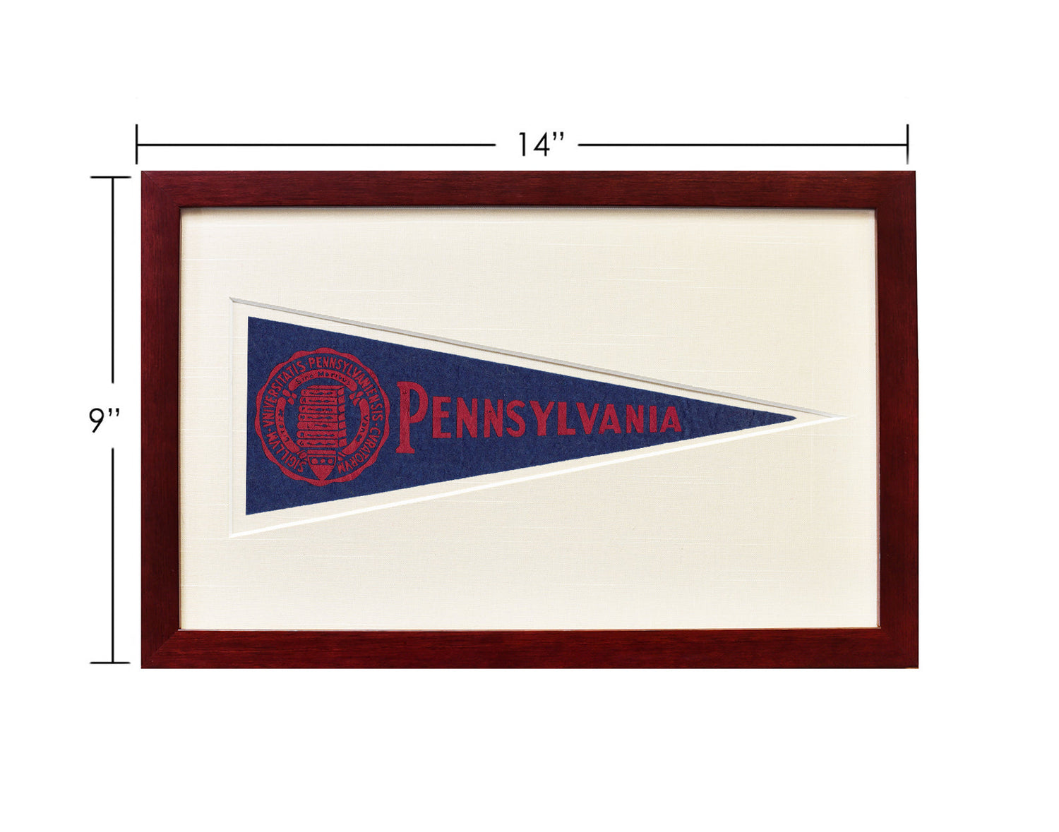 Vintage University of Pennsylvania Hormel Pennant
