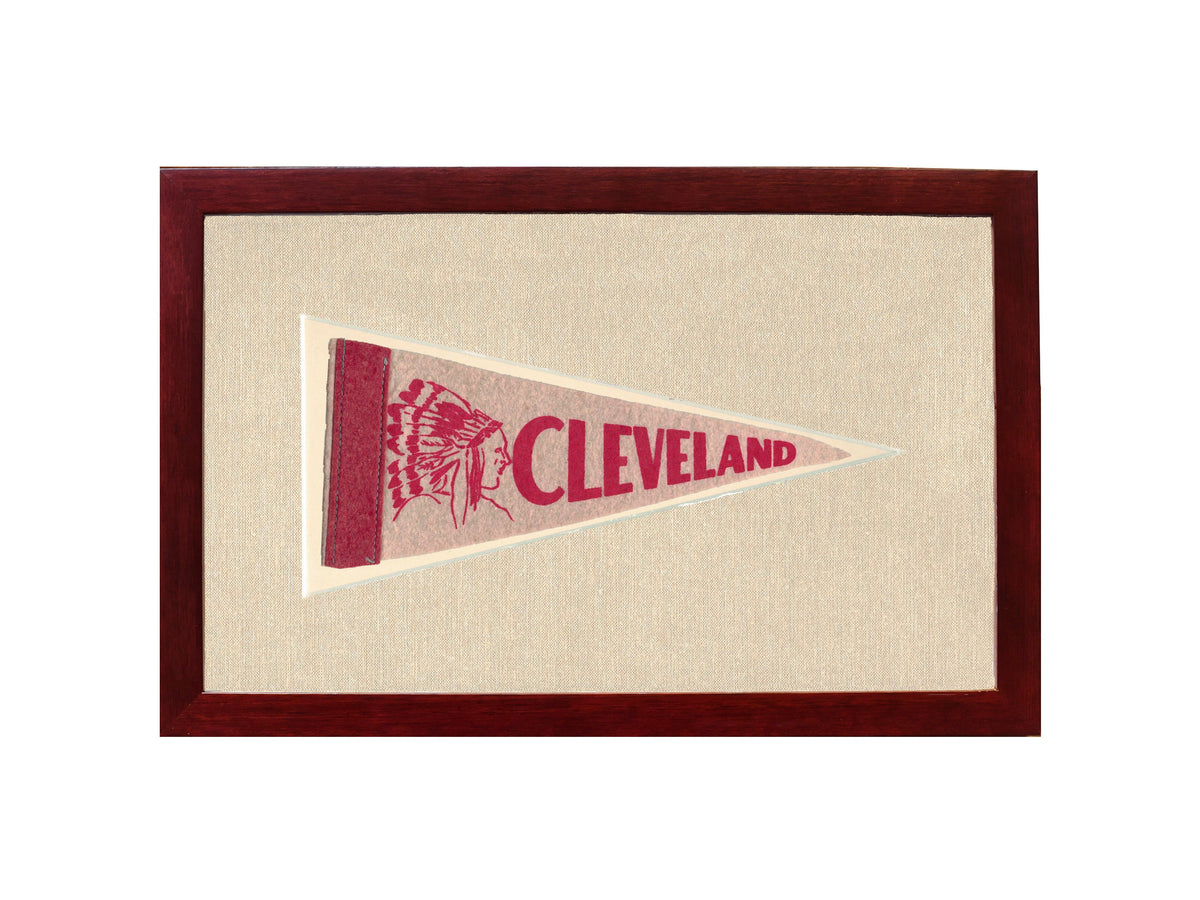 Vintage Cleveland Indians Pennant