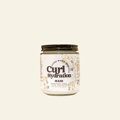 Jar of Curl Hydration Mask on a white background