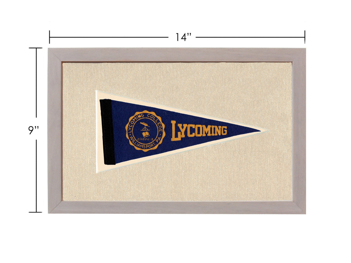 Americana Memories Vintage Pennants and Memorabilia Vintage Lycoming College Pennant