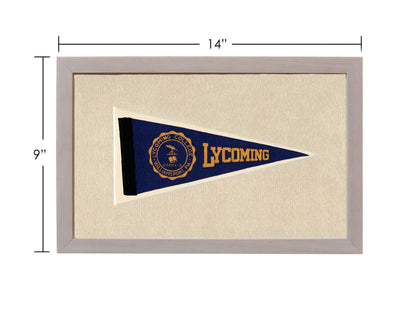 Americana Memories Vintage Pennants and Memorabilia Vintage Lycoming College Pennant