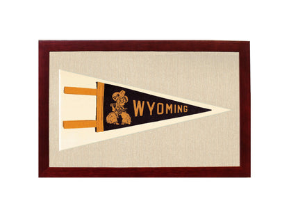 Vintage University of Wyoming Pennant