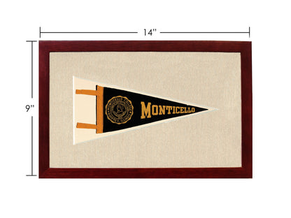 Vintage Monticello College Pennant