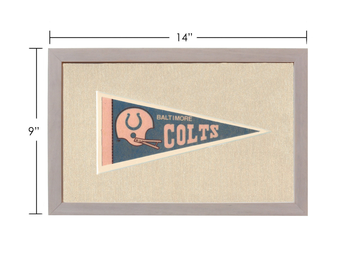 Americana Memories Vintage Pennants and Memorabilia Vintage Baltimore Colts Pennant