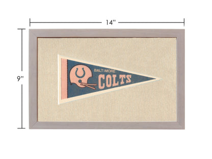Americana Memories Vintage Pennants and Memorabilia Vintage Baltimore Colts Pennant