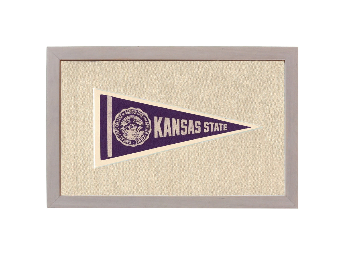 Americana Memories Vintage Pennants and Memorabilia Vintage Kansas State University Pennant
