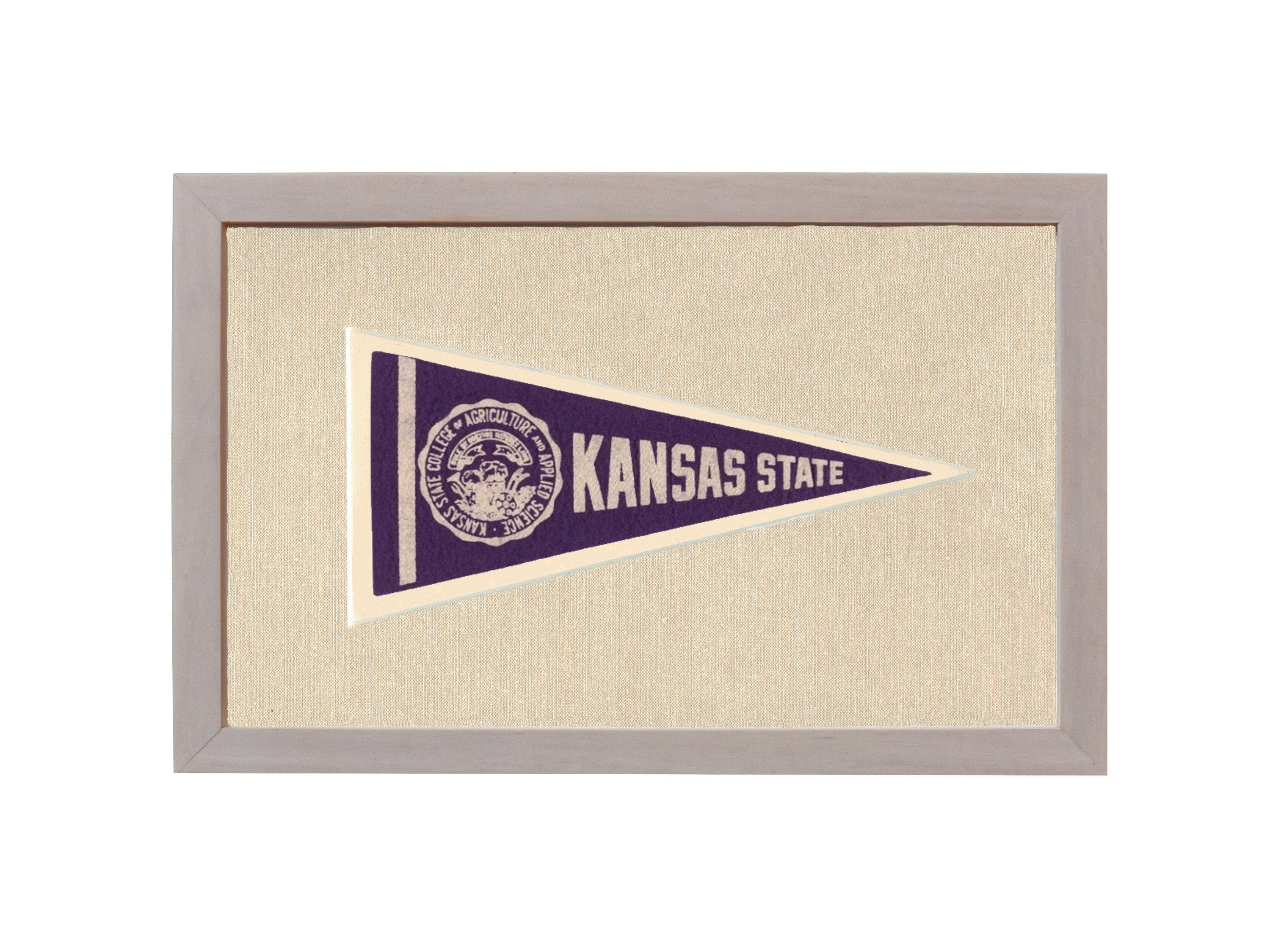 Americana Memories Vintage Pennants and Memorabilia Vintage Kansas State University Pennant
