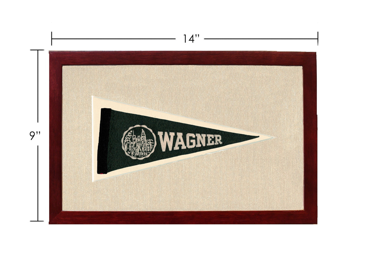 Americana Memories Vintage Pennants and Memorabilia Vintage Wagner College Pennant